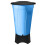 (Blue) 210L Water Butt Kit - Stand, Cover and Diverter 1