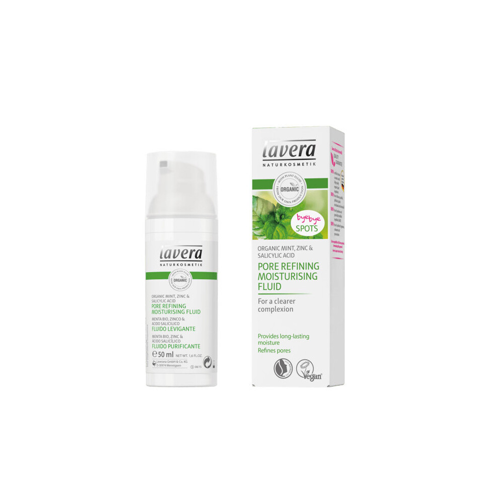 Lavera Pure Beauty Pore Refining Moisturising Fluid - 50Ml - For Blemished Skin