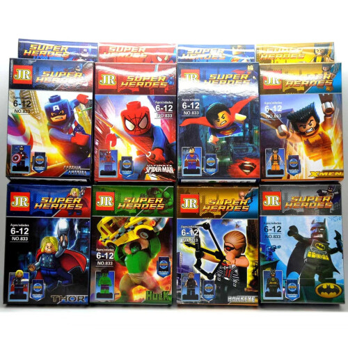 8Pcs Marvel Avengers Super Hero Comic Mini Figures Dc Minifigure Gift Fits Lego 1