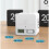 (white) Rubik's Cube Timer Self-discipline time manager 5