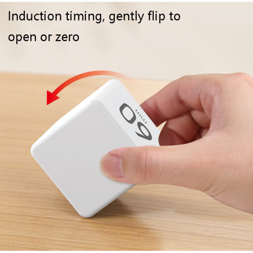 (white) Rubik's Cube Timer Self-discipline time manager 2