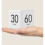 (white) Rubik's Cube Timer Self-discipline time manager 4