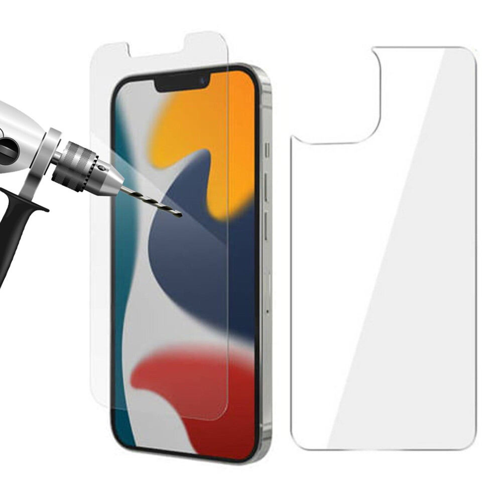 9H Tempered Glass Screen Protector Guard For Apple Iphone 13 Front And Back Film 9360159019683