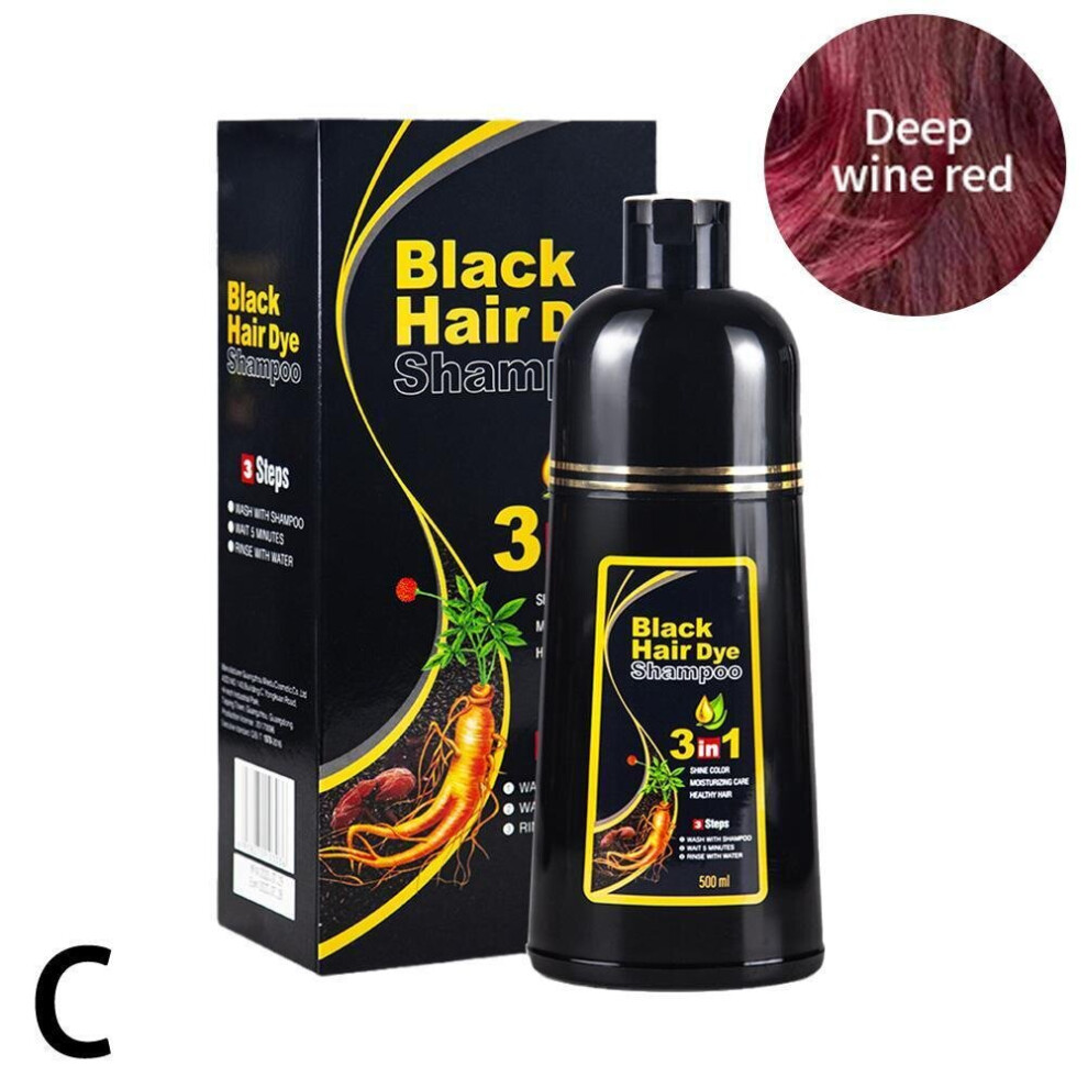 Yetp Star Red (Deep Wind ) 500Ml Permanent Hair Dye Instant Fast Hair Dye Color Shampoo Coconut Dye