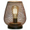 Cordless Table Lamp Metal Cage Lantern LED Night Light Battery Powered 9