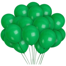 (DARK GREEN, 25) 12Inch Plain Balloons Helium Latex Decorative Party Balloons