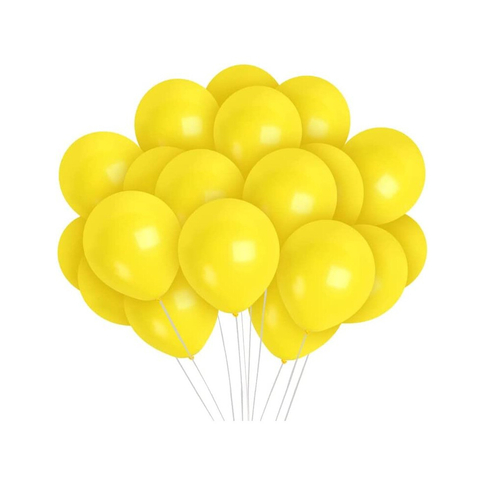 Latex Balloons Yellow 12 Inches for all occasions 25pcs