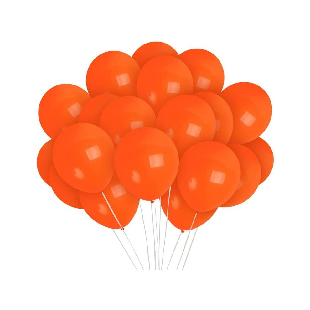 Latex Balloons Orange 12 Inches for all occasions 25pcs