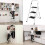 (3 Stepladder) Metal Step Ladder Heavy Duty Durable 330lbs Capacity 4