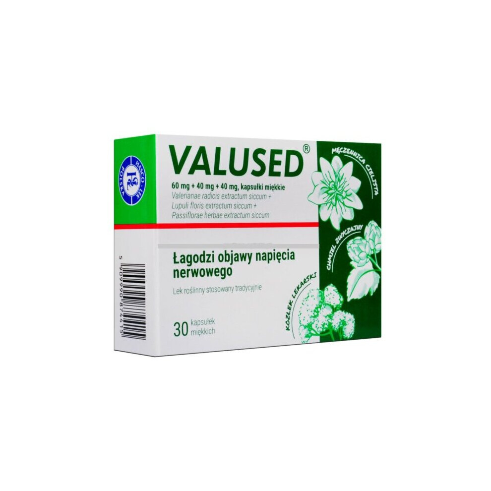 Hasco-Lek Valused 30 Kapsułek Stress, Insomnia