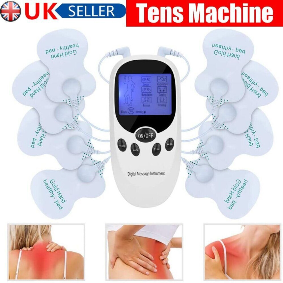 Tens Machine Digital Therapy Full Massager Pain Relief Acupuncture