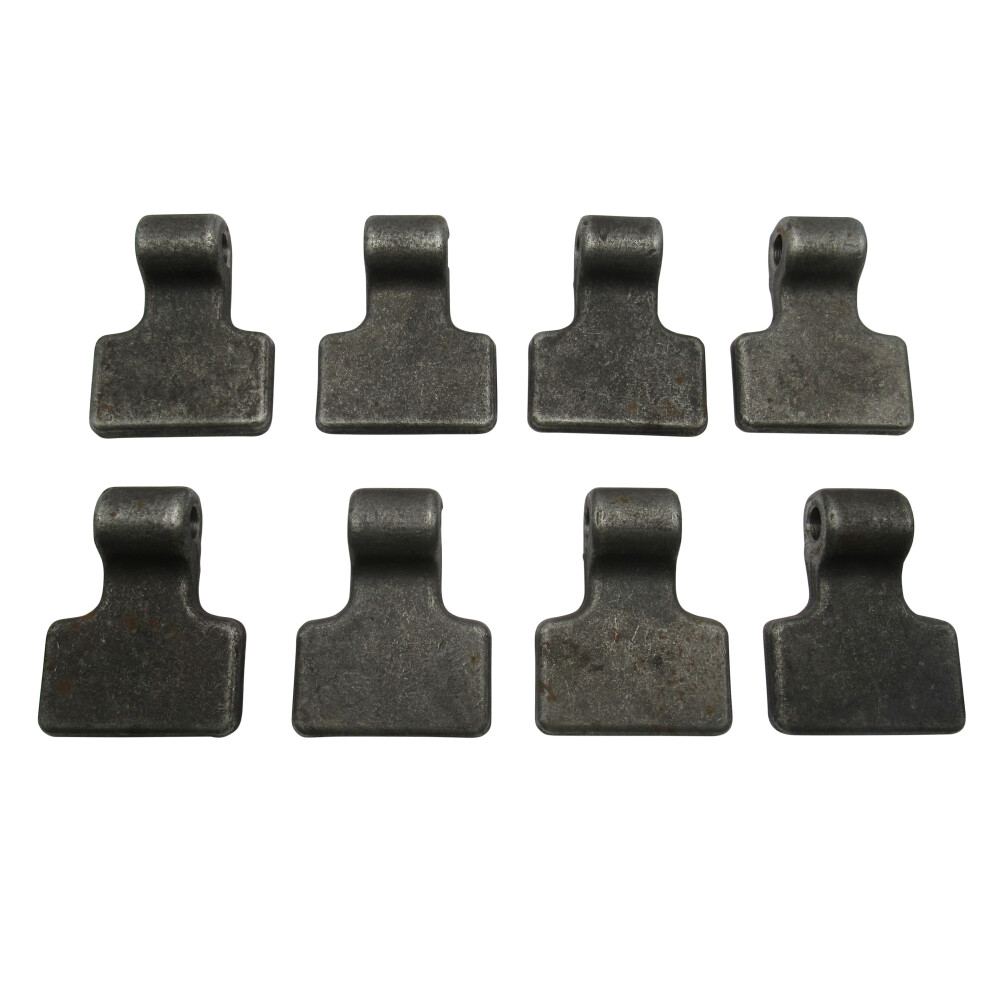 Dropside Pickup Trailer Tailgate Hinge X8 (Weld On Spade Paddle) 600988546141