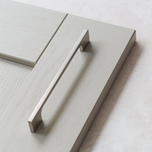 (160mm Handle) Brushed Nickel Slim Cabinet Handle Pulls 1
