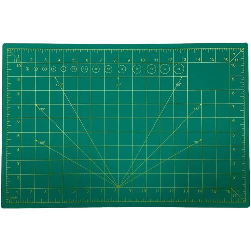 A3 Cutting Non Slip Double Sided Mat For Cutting with Printed Grid