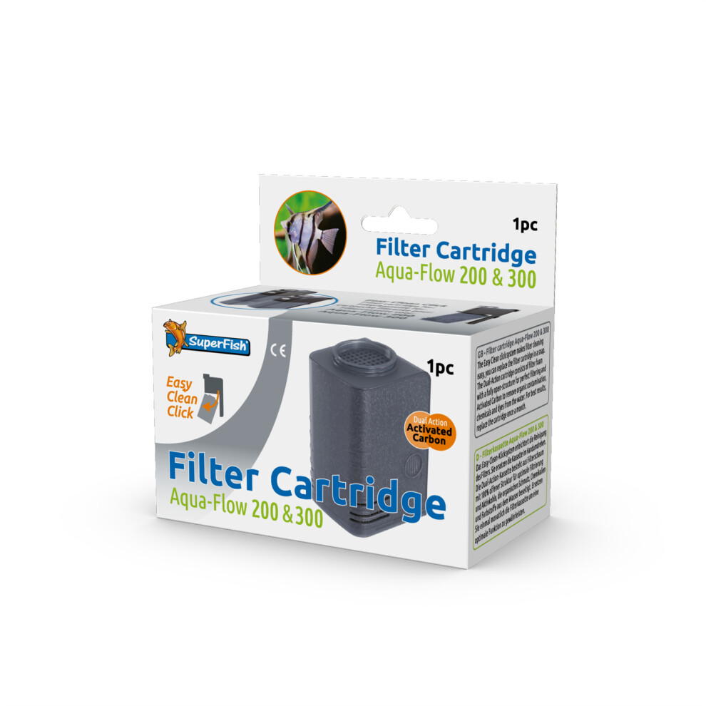 SuperFish Aqua-Flow 200 Easy Click Cartridge (1Pk) - 573039