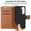 (Blue) Samsung Galaxy S23 Case Leather Wallet Phone Cover 6
