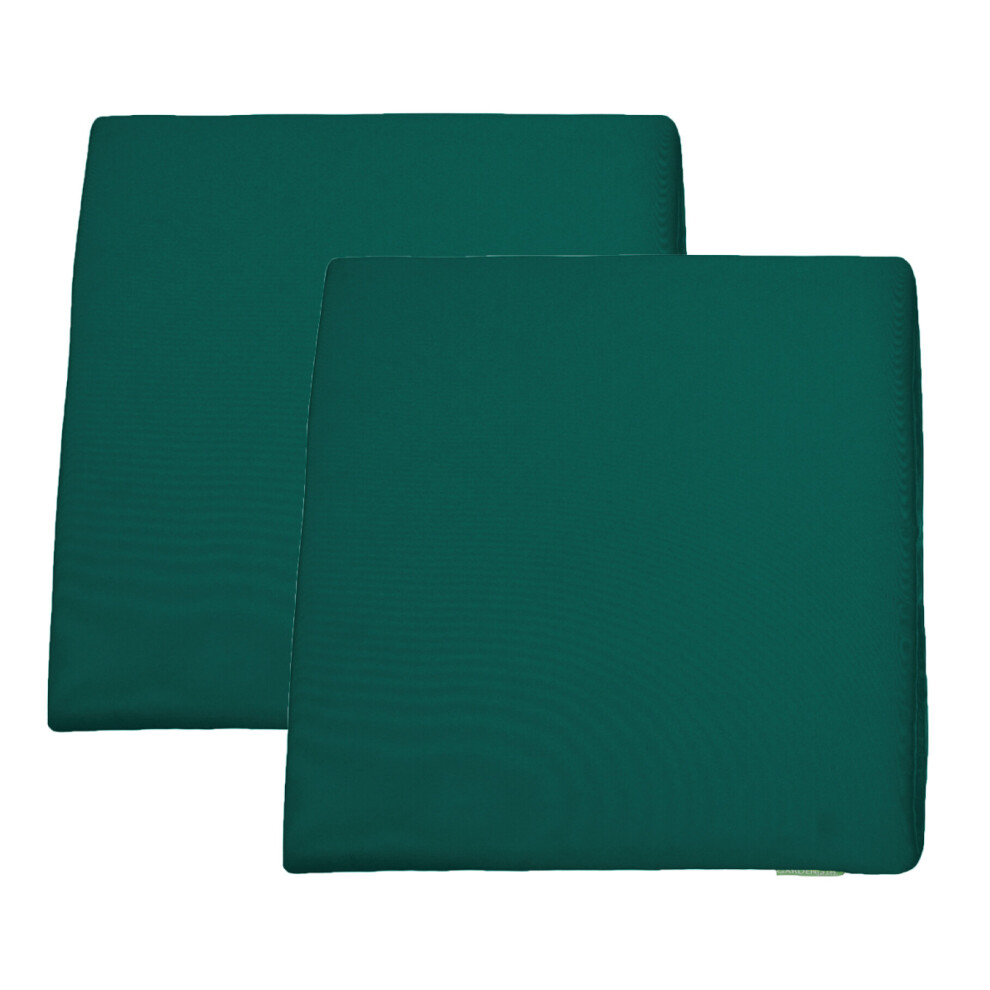 (Green, Pack of 2) Gardenista Garden Replacement Cushions for Outdoor Rattan Chair Pads Set