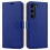 (Blue) Samsung Galaxy S23 Case Leather Wallet Phone Cover 1