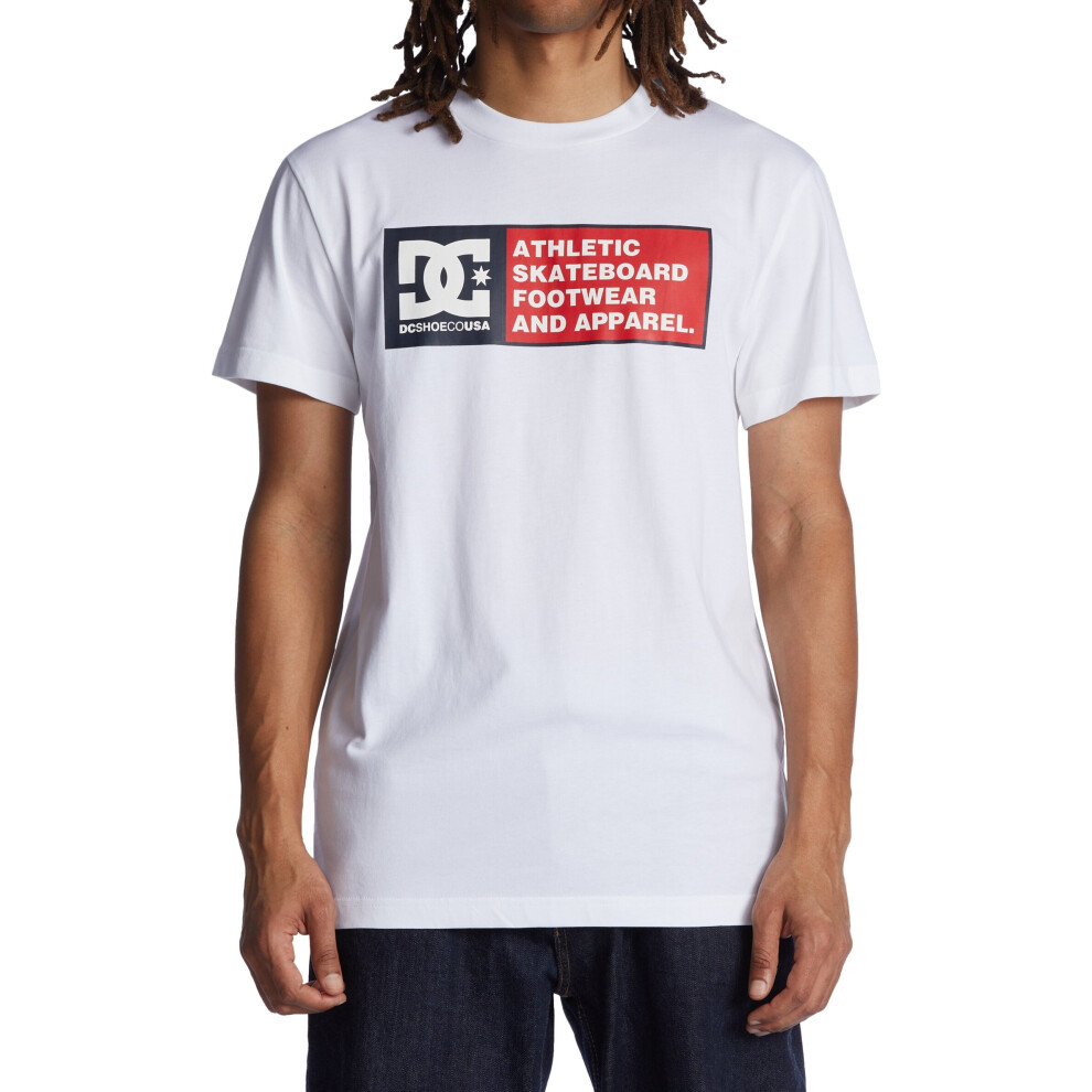 (L) DC Shoes  Cotton SS T-Shirt ~ Density white