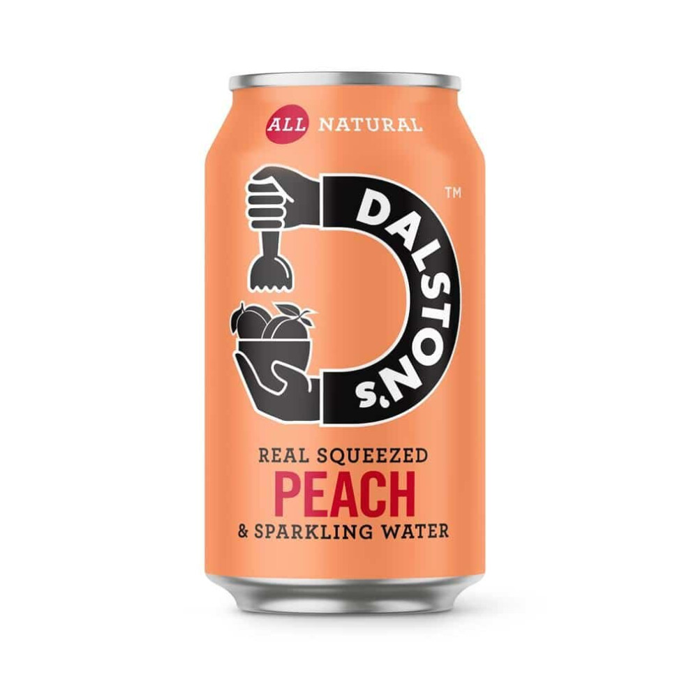 Dalston's Peach Soda 330Ml (Pack Of 24)