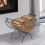 Folding Wood Log Holder Fireplace Folding Log Rack 1