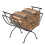 Folding Wood Log Holder Fireplace Folding Log Rack 5