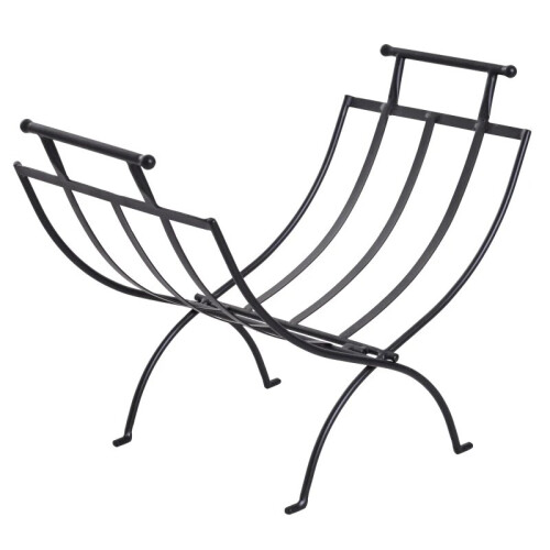 Folding Wood Log Holder Fireplace Folding Log Rack 2