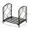 Keep Your Fireplace Tidy with this Compact Log Holder w/ Side Scrolls 4