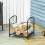 Keep Your Fireplace Tidy with this Compact Log Holder w/ Side Scrolls 2