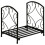 Keep Your Fireplace Tidy with this Compact Log Holder w/ Side Scrolls 3