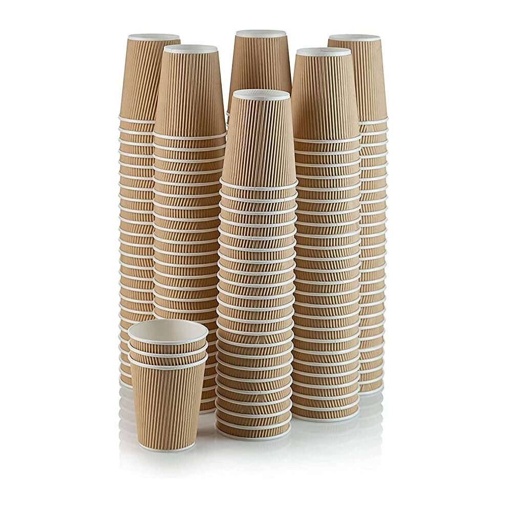 (HOT BARGAINS) 8oz Disposable Coffee Cups