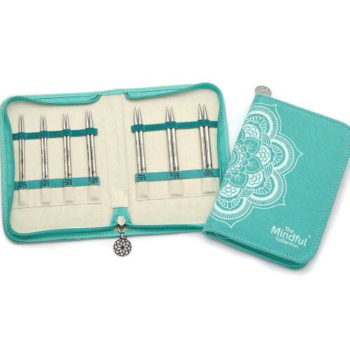 The Mindful Collection Knitting Set Circular Interchangeable Believe