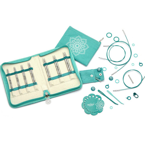 The Mindful Collection Knitting Set Circular Interchangeable Believe 1