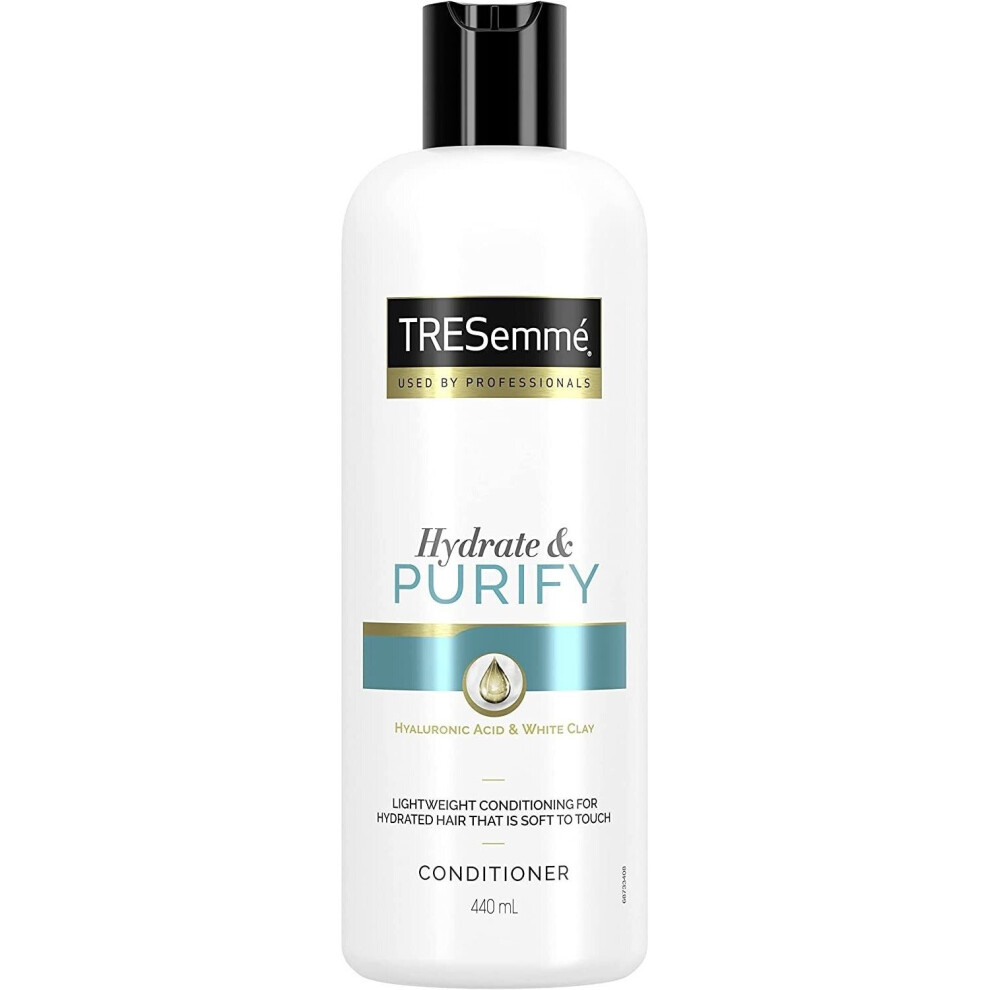 Tresemmã© White Tresemme Hydrate Purify Hyaluronic Acid & Clay Conditioner 400Ml