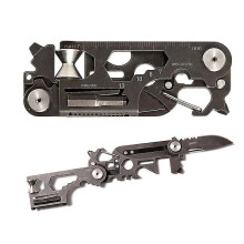 Folding Knife 30 In 1 Compact Multifunctional Pocket Metal Tool For Surviving