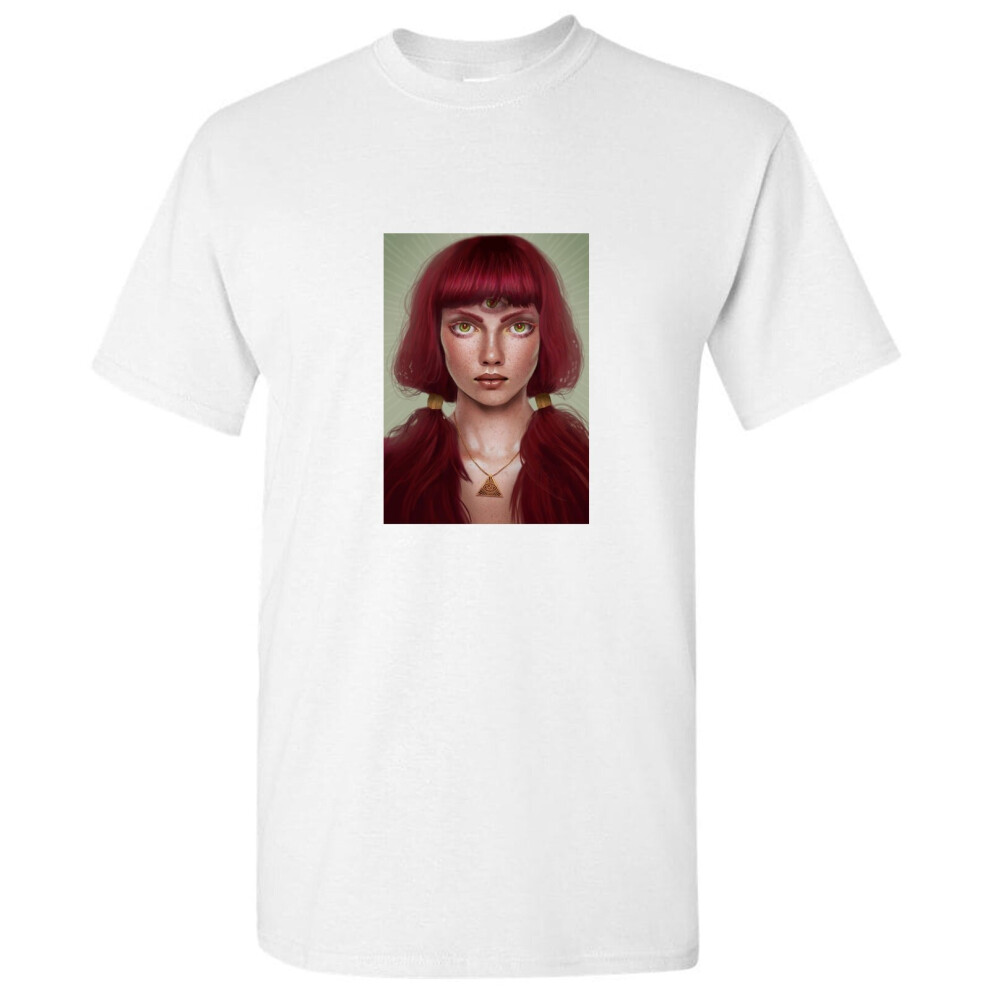 (L) Cyclopes Cyclop Dull Girl Goddess God White Men T Shirt Tee Top