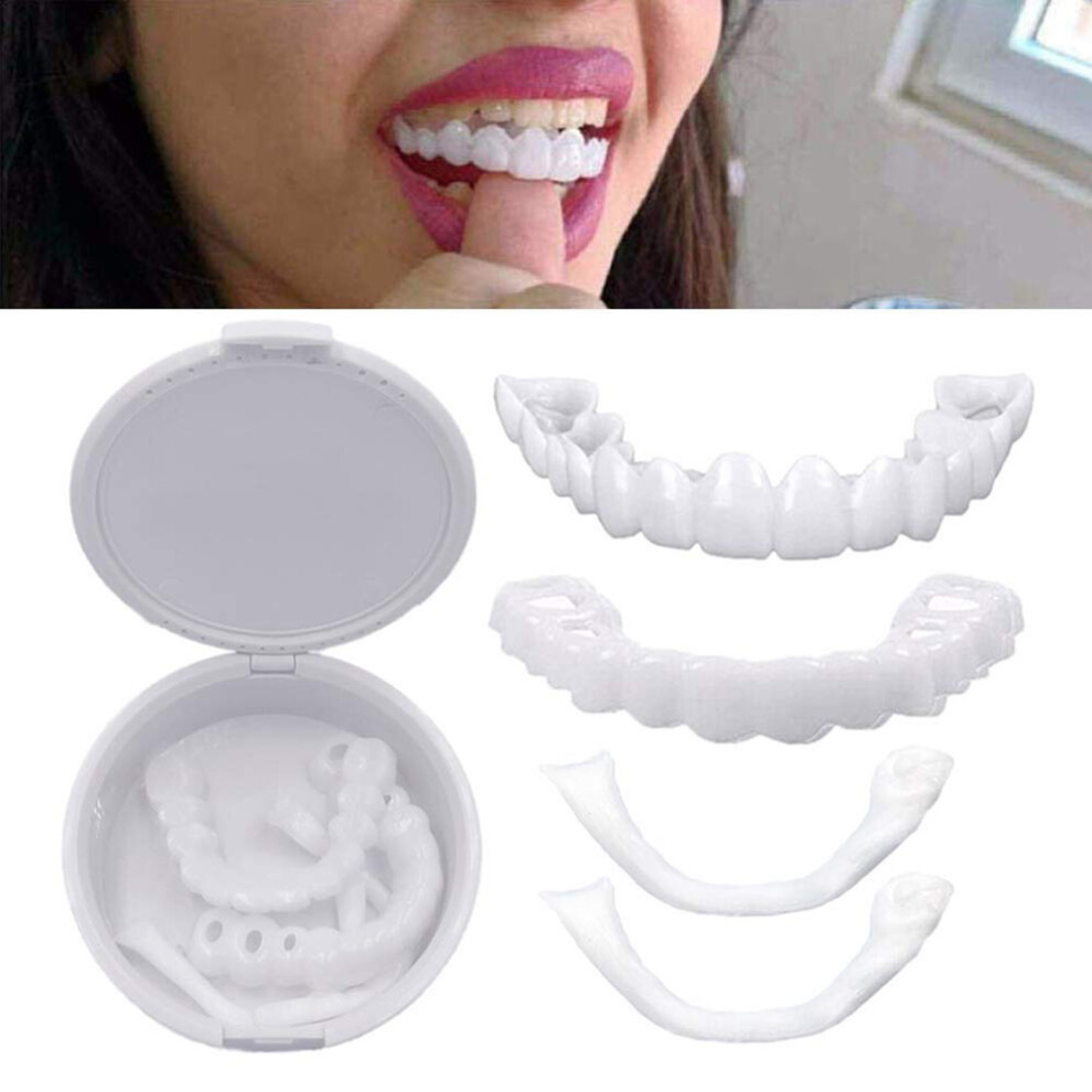 Teeth Veneers Whitening Dentures Imitation Braces Temporary False Teeth Cover Perfect Smile Denture Veneers Kit