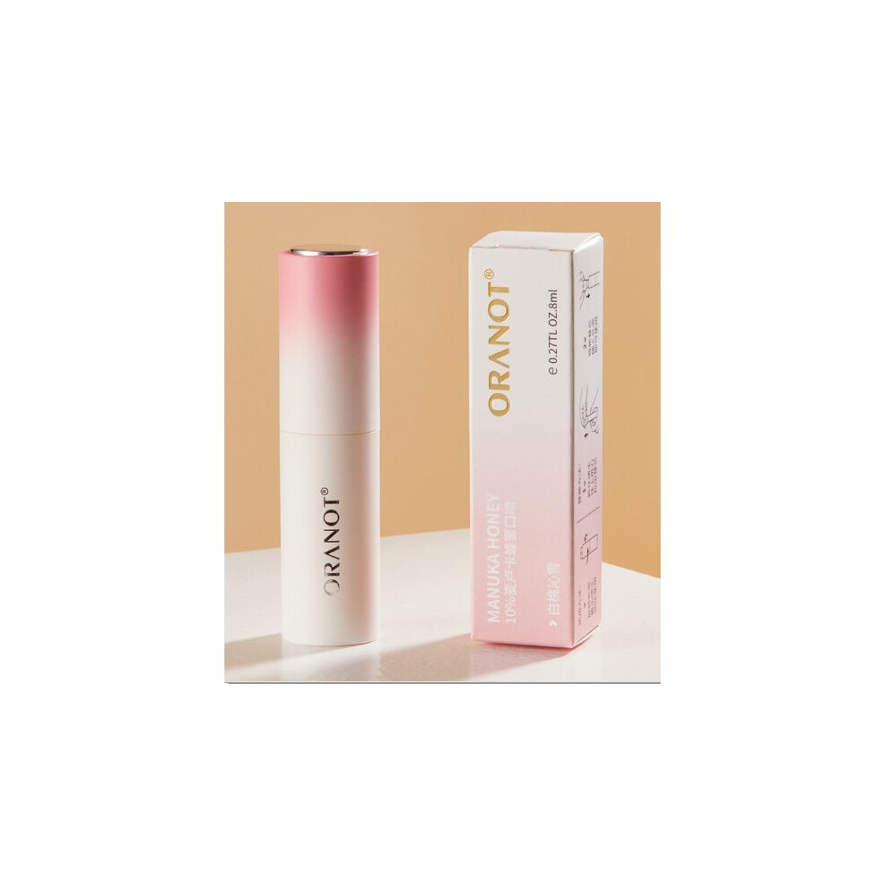 White/Peach ( Peach) Mouth Spray Breath Freshener Portable