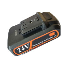 (ONLY Battery) 24V Mini Electric Chain Saw Battery 1500 mAh Battery Charger