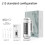 (white) Electric tooth punch 6 gear adjustment portable 1
