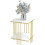 Marble Top Side Table Gold: 2 Tier Square White End Tables 8