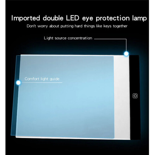 LED photocopying table drawing board children's light-transmitting copying table brightness adjustable night light notepad 1