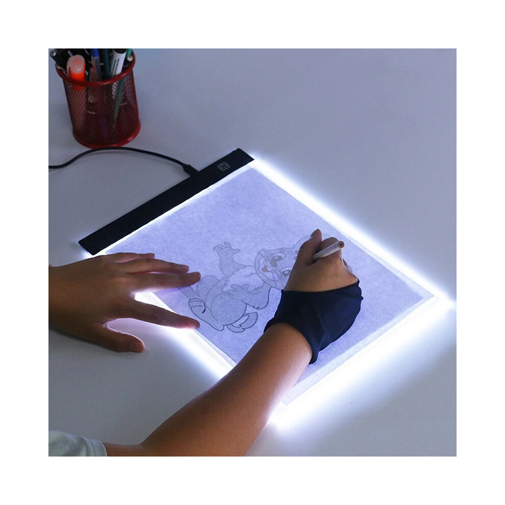 LED photocopying table drawing board children's light-transmitting copying table brightness adjustable night light notepad