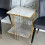 Marble Top Side Table Gold: 2 Tier Square White End Tables 3
