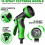 Heavy Duty Expandable Garden Hose Water Pipe 10 Pattern Spray Gun 75FT 2