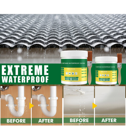 (100g+brush*1) Waterproof Sealant Bathroom Kitchen Exterior Paint 1