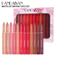 12-color non-stick cup lip pencil Red pen lip liner