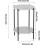(Black) 2-Tier Marble Table Round Coffee End Side Table 2