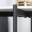 (Black) 2-Tier Marble Table Round Coffee End Side Table 6