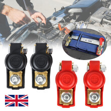 4Pcs Battery Terminals Connectors Clamps Tools For Caravan Car Van Motorhome UK